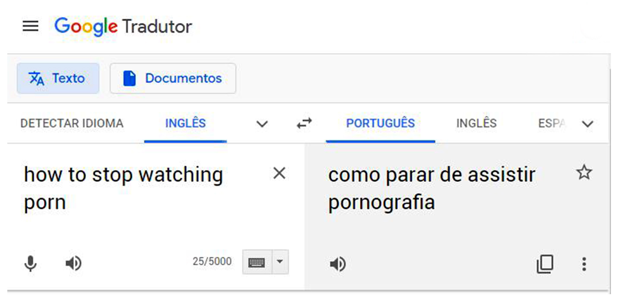 Estudar inglês me livrou da pornografia